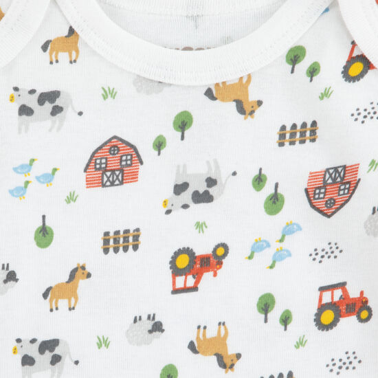 Pack de 3 Bodies Niño Azul Balada 6m